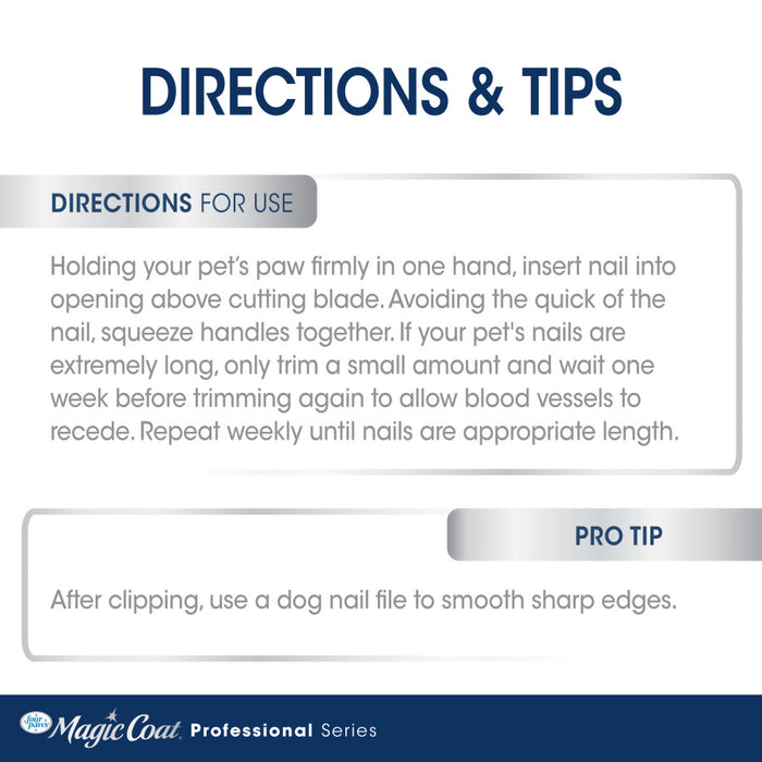 Four Paws Magic Coat Professional Series Non-Slip Grip Nail Clipper for Dogs Nail Clipper(Non Slip Grip)