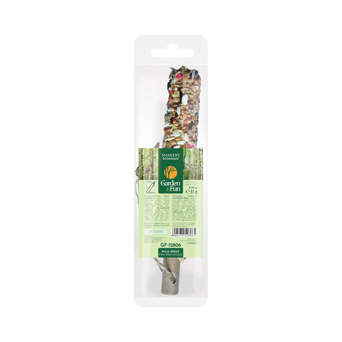 A & E Cages Smakers Garden & Fun Economic Food Stick for Wild Birds 20ea/1.94 oz