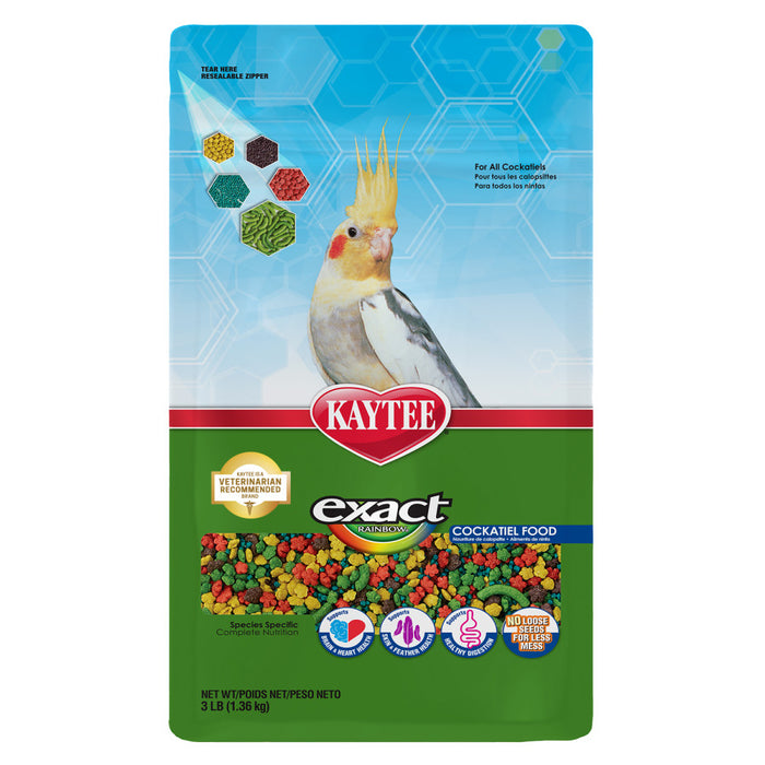 Kaytee Exact Rainbow Cockatiel 1ea/3 lb