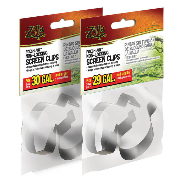 Zilla Non-Locking Screen Clips 1ea/Large