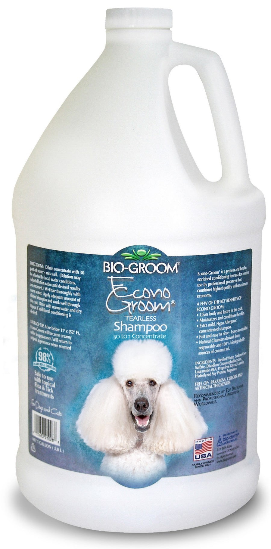 Bio Groom Econo-Groom Tearless Super Concentrated Shampoo 1ea/1 gal ...