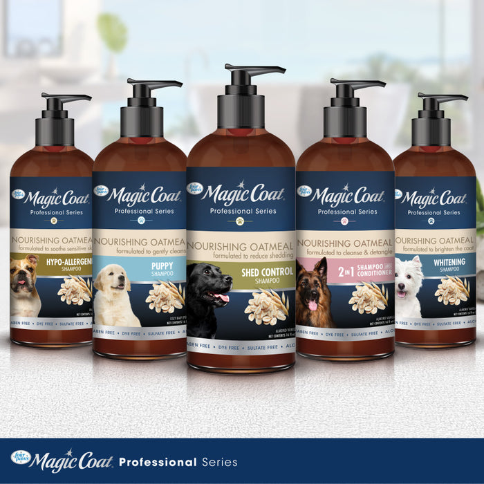 Four Paws Magic Coat Professional Series Nourishing Oatmeal De-Shedding Dog Shampoo De-Shedding, 1ea/16 Fl. Oz.