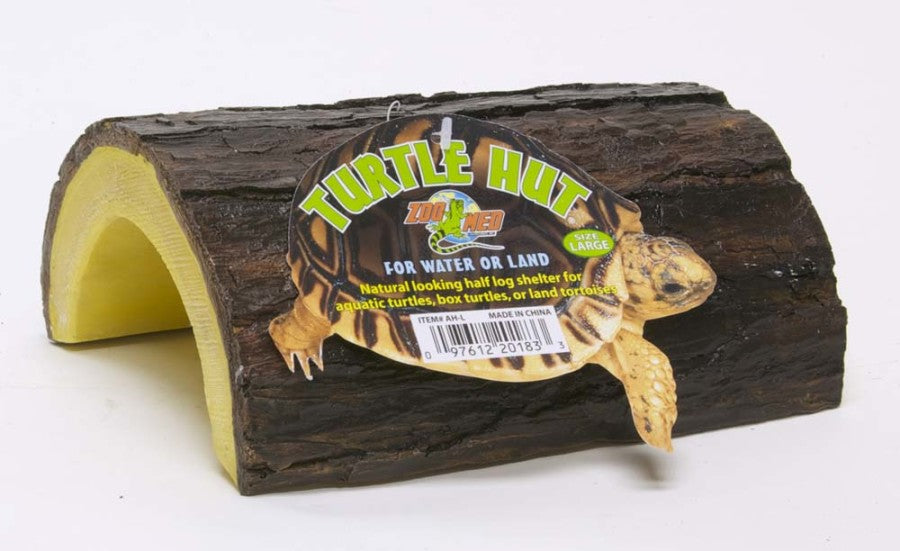 Zoo Med Turtle Hut Brown/Yellow, 1ea/LG