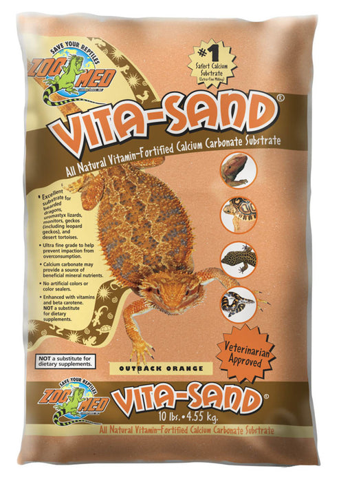 Zoo Med Vita-Sand Substrate Outback Orange, 1ea/10 lb