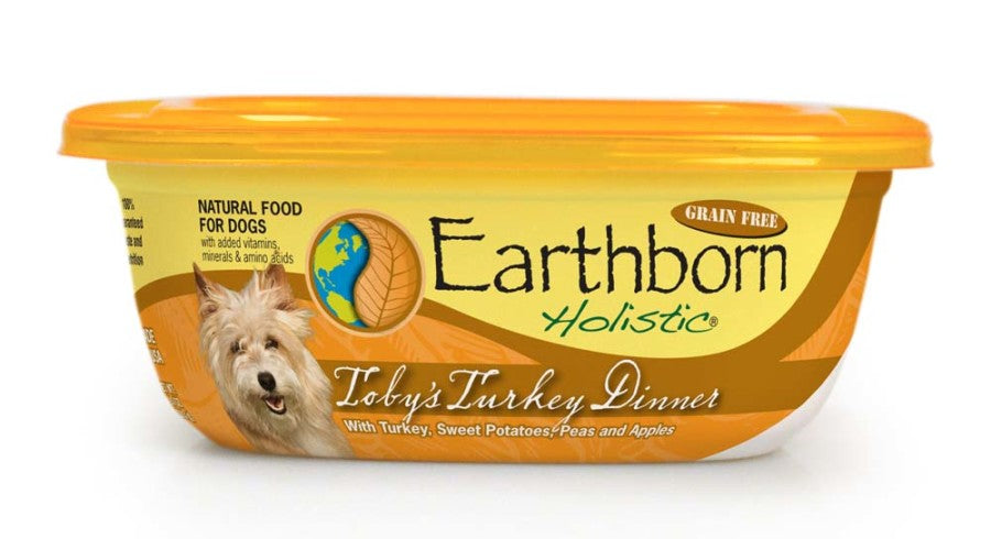 Earthborn Holistic Toby's Turkey Dinner in Gravy Grain-Free Wet Dog Food Turkey, 8ea/8 oz, 8 pk