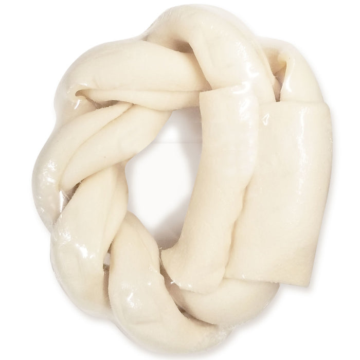 Cadet Premium Grade Braided Beef Hide Donut for Dogs Donut, 1ea/5 in (1 ct)