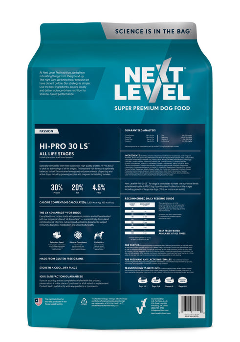 Next Level Hi-Pro 30 LS All Life Stages Dry Dog Food 1ea/40 lb