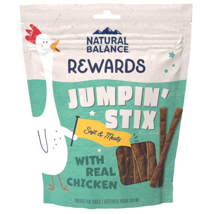 Natural Balance Pet Foods Rewards Jumpin' Stix Soft & Meaty Dog Treats Chicken, 1ea/10 oz