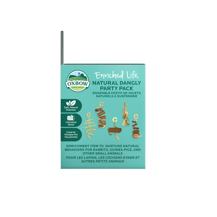 Oxbow Animal Health Enriched Life Natural Dangly Party Pack Small Animal Chew Toy 1ea/One Size