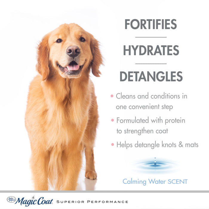 Four Paws Magic Coat Cleans & Conditions Dog 2 in 1 Shampoo and Conditioner Dog 2 in 1 Shampoo & Conditioner, 1ea/16 oz (1 ct)