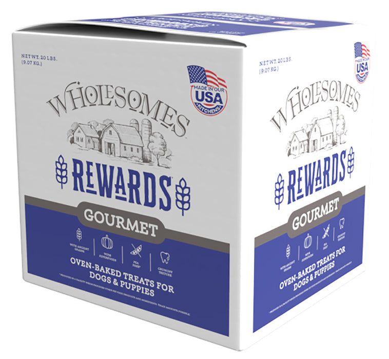 Wholesomes Gourmet Rewards Biscuit Dog Treats Smoky Bites Smoky Bites, 1ea/20 lb