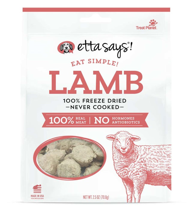 Etta Says! Eat Simple! 100% Freeze Dried Never Cooked Dog Treats Duck, 1ea/2.5 oz