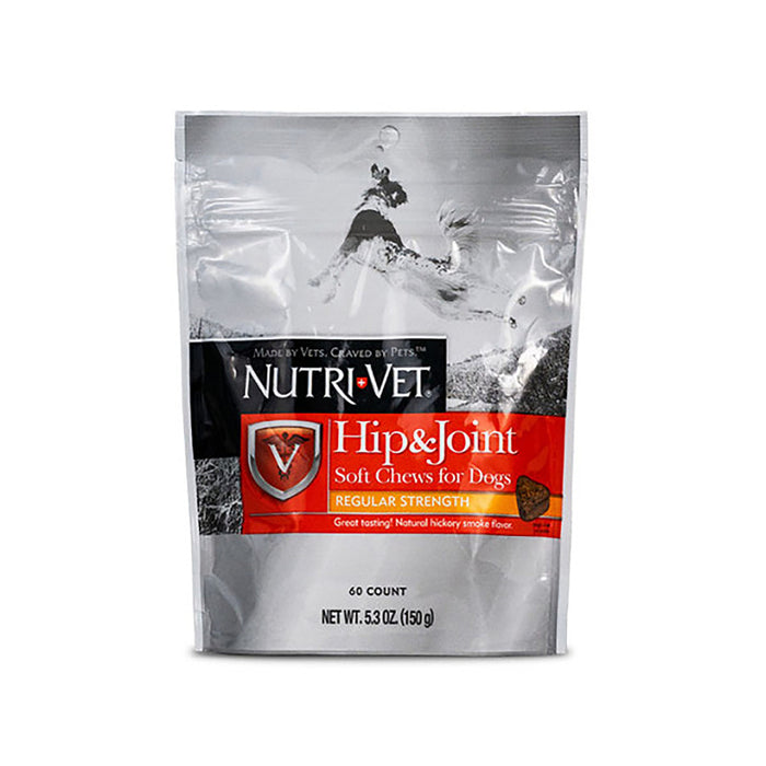 Hickory Smoke, 1ea/5.3 oz Nutri-Vet Hip & Joint Soft Chews Hickory Smoke, 1ea/5.3 oz