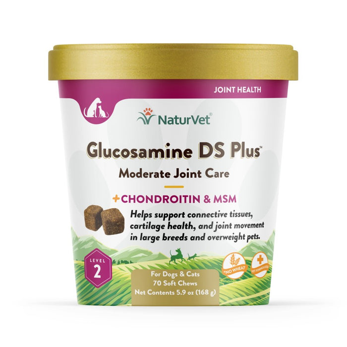 NaturVet Glucosamine-DS Plus Level 2 Soft Chew 1ea/70 ct