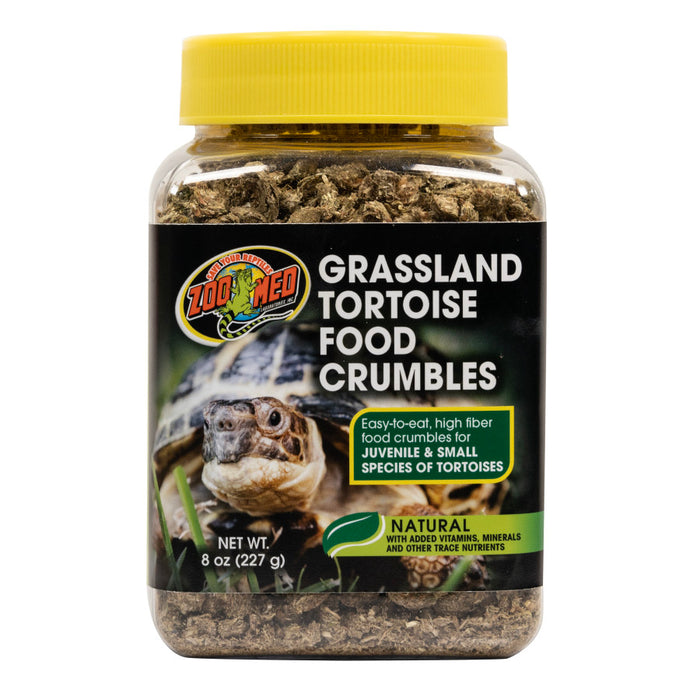 Zoo Med Grassland Tortoise Food Crumbles 1ea/8 oz