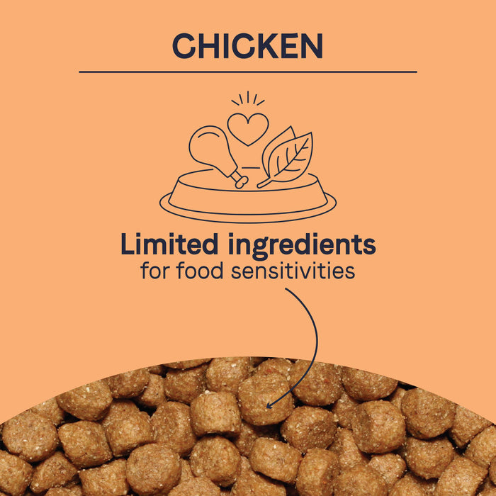 CANIDAE PURE Goodness Grain-Free LID Dry Dog Food Chicken, Lentil & Pea, 1ea/4 lb