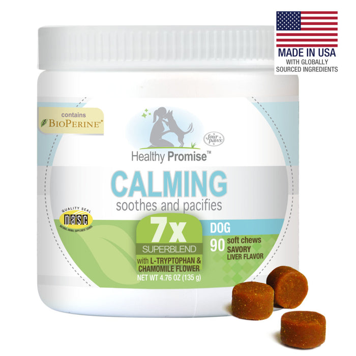 Four Paws Healthy Promise Calming Chews for Dogs Calming, 1ea/90 ct