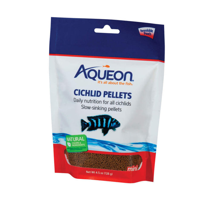 Aqueon Cichlid Food 1ea/Mini 4.5 oz