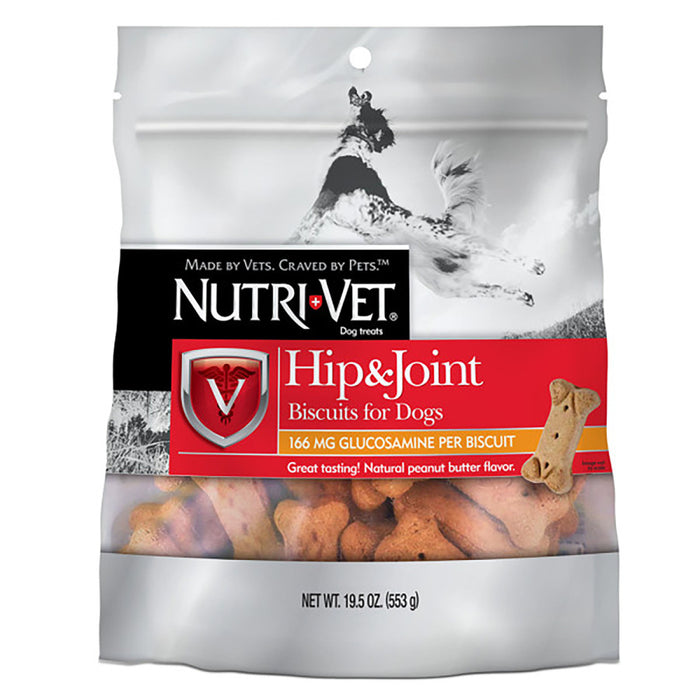 Nutri-Vet Hip & Joint Dog Biscuits Peanut Butter, 1ea/SM, 19.5 oz