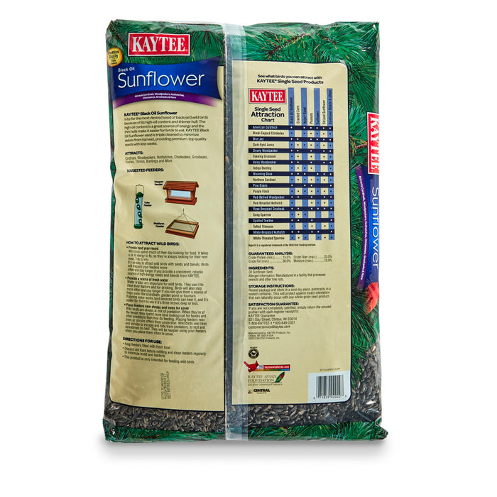 Kaytee Black Oil Sunflower Food 1ea/10 lb