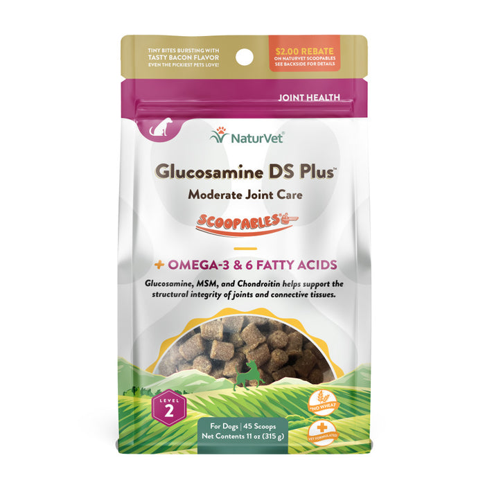 NaturVet Scoopables Glucosamine DS Plus Level 2 for Dogs 1ea/11 oz