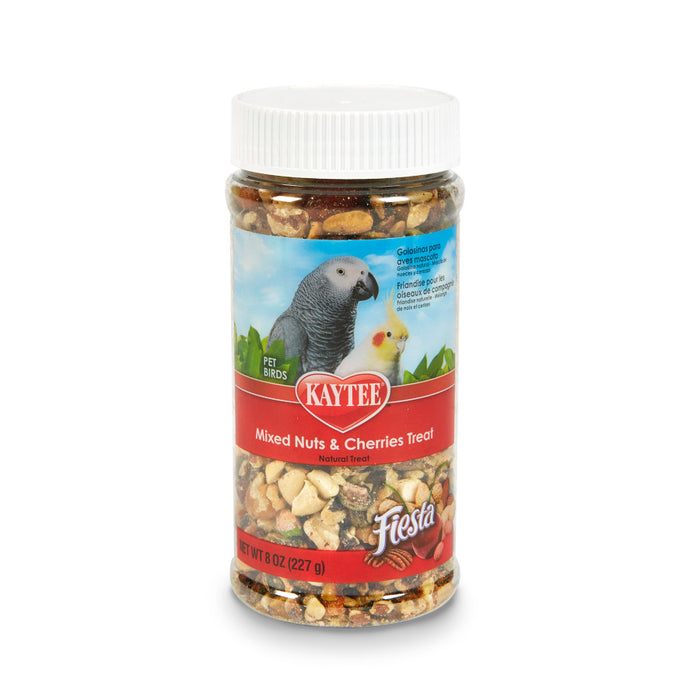 Kaytee Mixed Nuts and Cherries Treat Jar for Pet Birds 1ea/8 oz