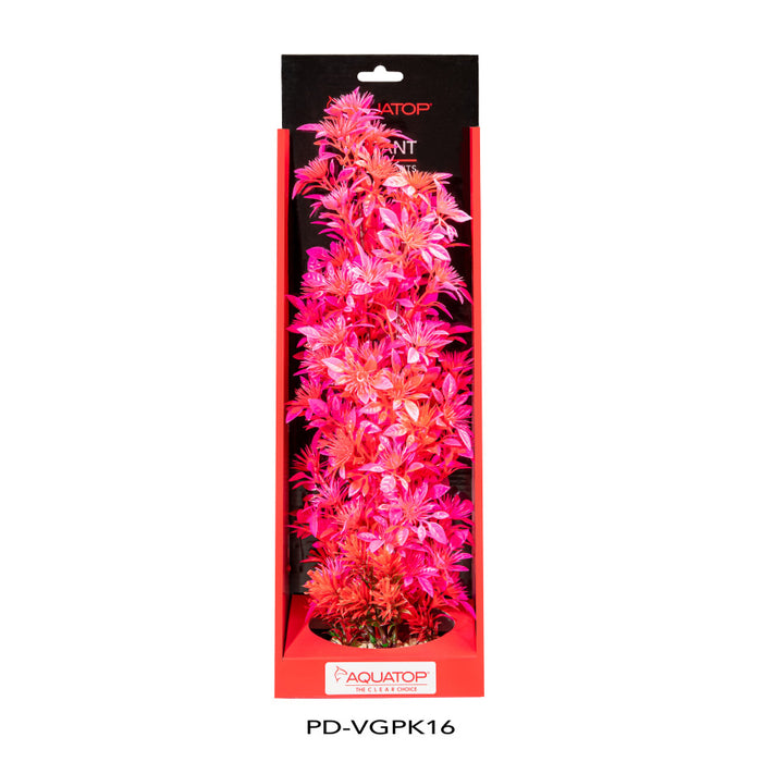 Aquatop Vibrant Garden Plant Pink, 1ea/16 in