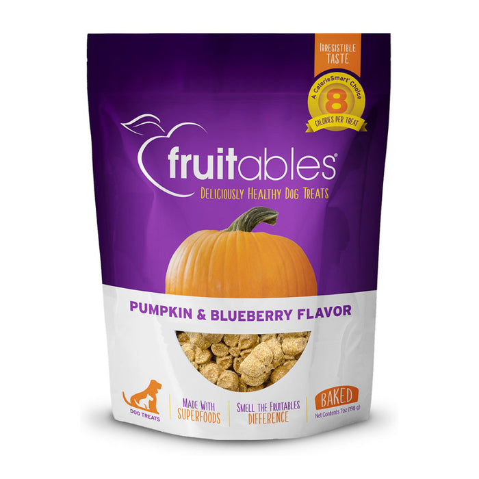 Fruitables Crunchy Baked Dog Treats Pumpkin & Blueberry, 1ea/12 oz