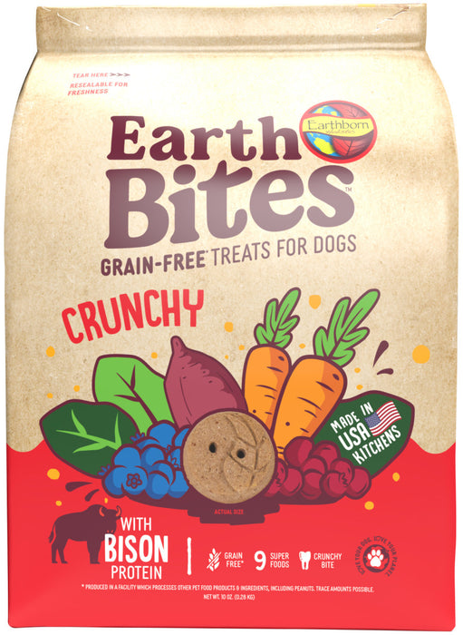 Earthborn Holistic EarthBites Crunchy Dog Treats Bison & Pumpkin, 1ea/10 oz