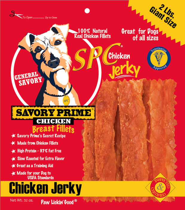 Savory Prime SPC Jerky Treats Chicken, 1ea/32 oz