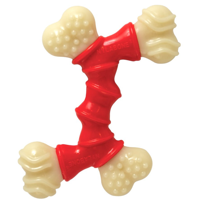 Nylabone Power Chew Double Bone Long Lasting Chew Toy for Dogs 1ea/XS - Up To 15 lb