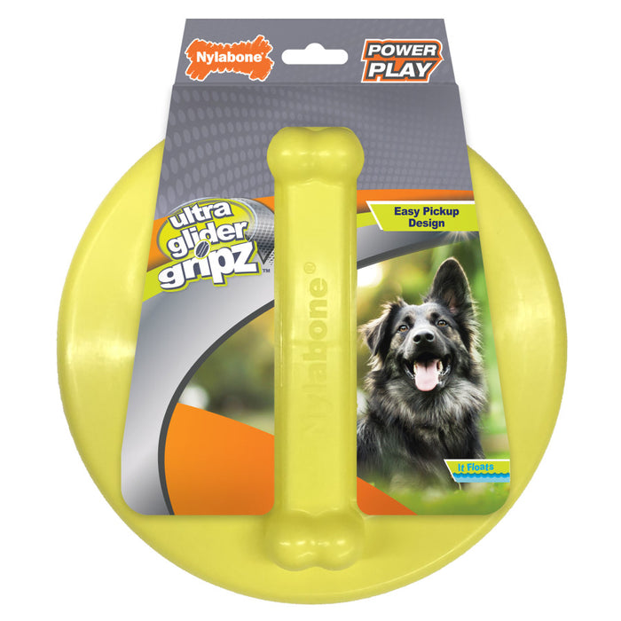 Nylabone Power Play Ultra Glider Gripz Dog Flying Disc 1ea/Large