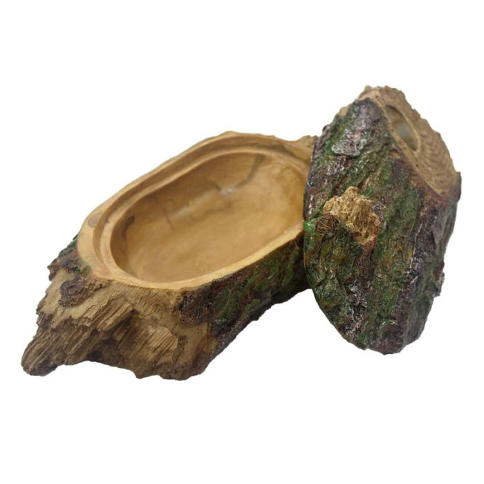 Komodo Forest Den Reptile Hideout Brown, Green, 1ea/One Size