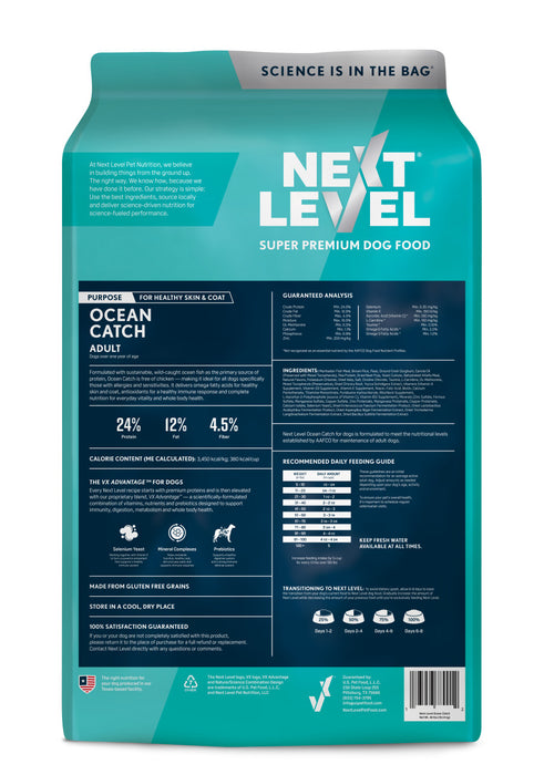 Next Level Ocean Catch Adult Dry Dog Food 1ea/40 lb