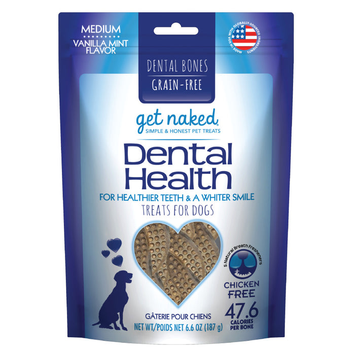 Get Naked Dental Health Grain-Free Dental Bone Vanilla Mint, 1ea/6.6 oz, MD