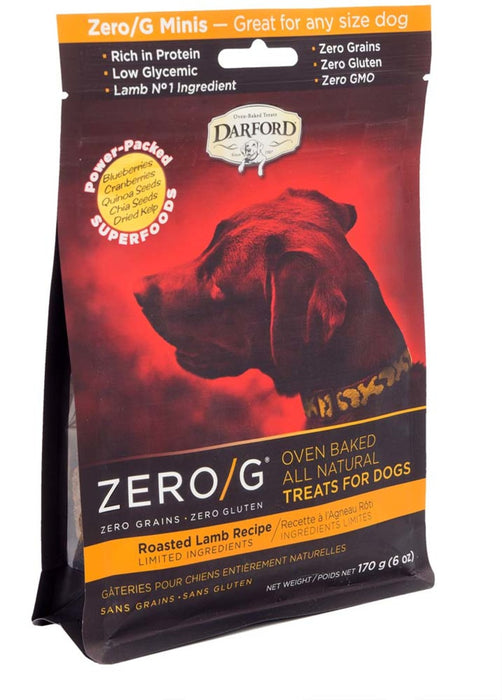 Darford Zero/G MINIS Oven Baked Dog Treats Roasted Lamb Recipe Mini, Roasted Lamb Recipe, 1ea/6 oz