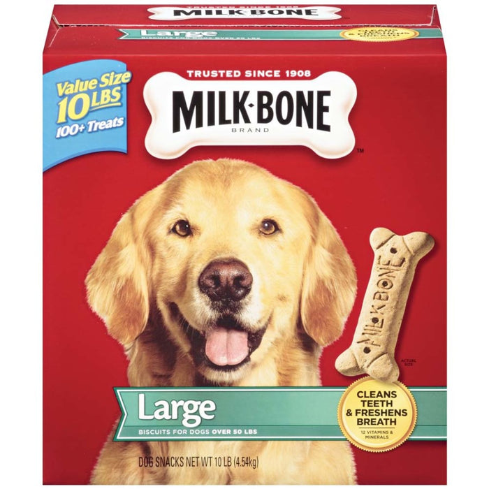 Milk-Bone Dog Biscuits Original, 1ea/LG, 10 lb