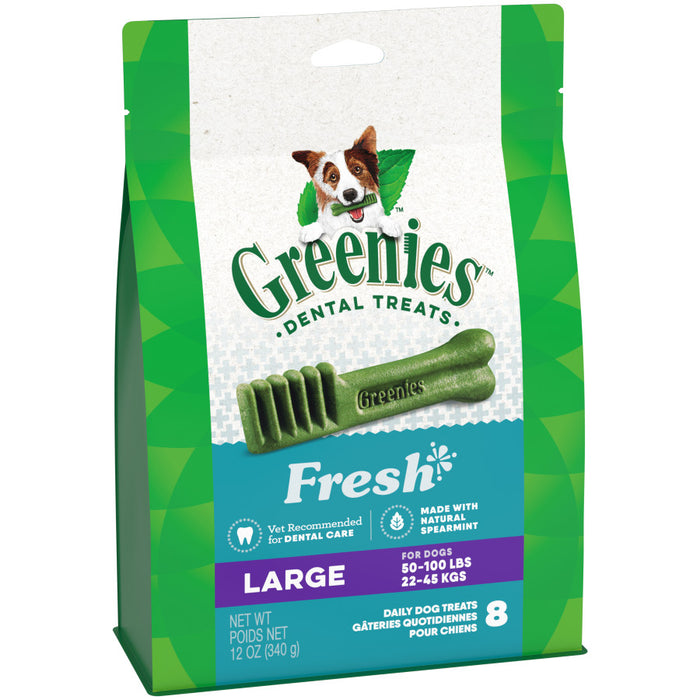 Greenies Dog Dental Treats Fresh, 1ea/12 oz, 8 ct, Large