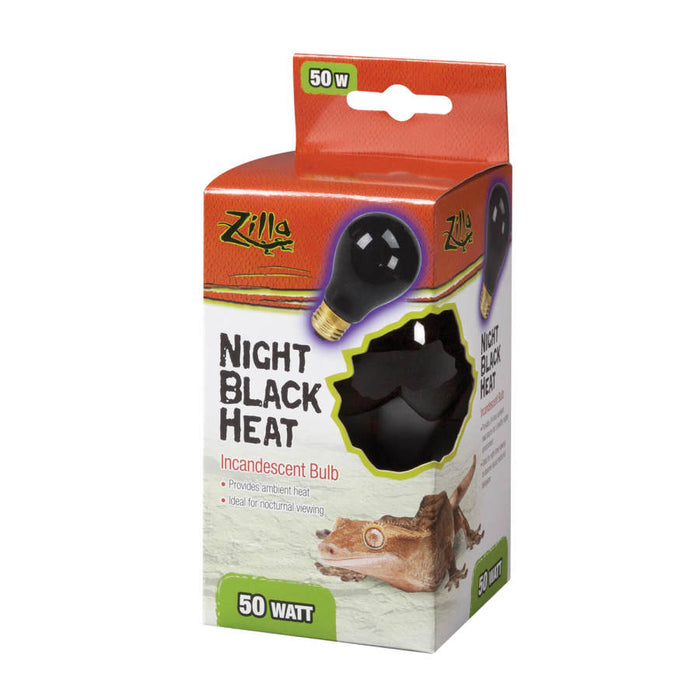 Zilla Incandescent Bulbs Night Black, 1ea/50 W