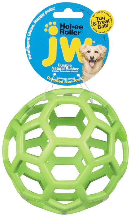 JW Pet Hol-ee Roller Dog Toy Assorted, 1ea/LG