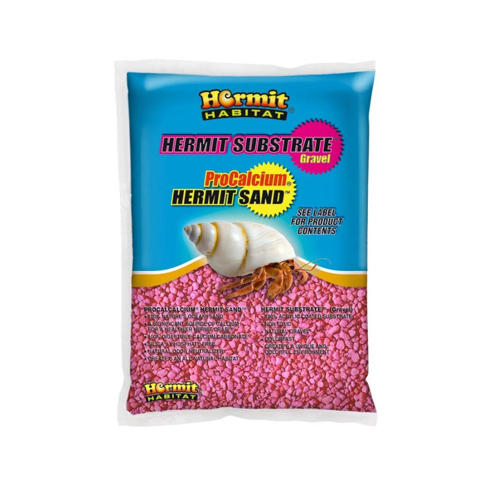 Hermit Habitat Terrarium Gravel Substrate Neon Pink, 1ea/5 lb