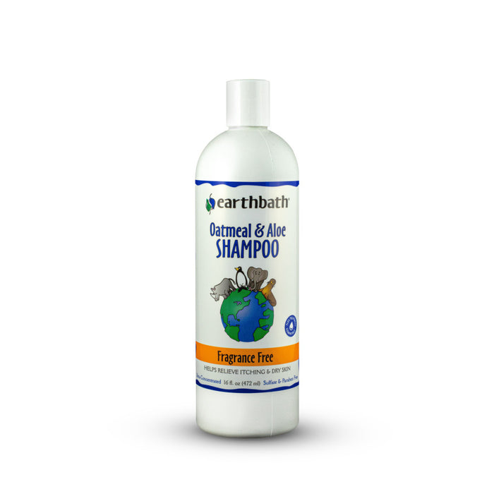 Earthbath Oatmeal & Aloe Shampoo, Fragrance Free 1ea/16 oz