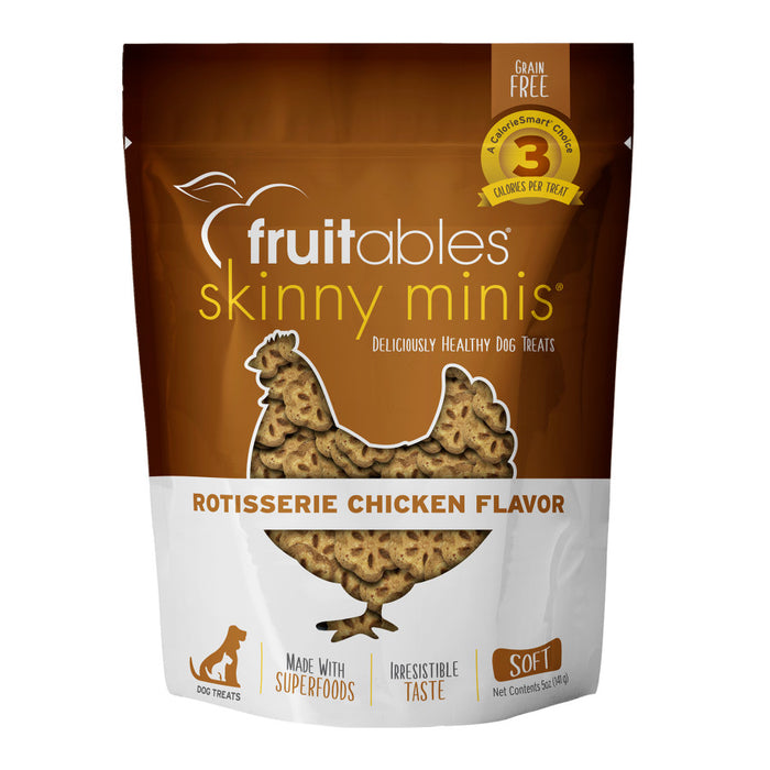 Fruitables Skinny Minis Soft Dog Treats Rotisserie Chicken, 1ea/5 oz