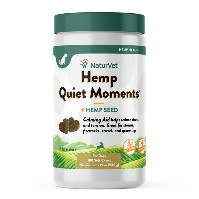 NaturVet Hemp Quiet Moments Soft Chews 1ea/180 ct