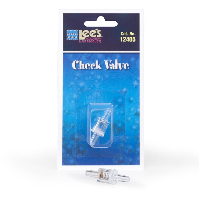 Lee's Aquarium & Pet Products Airline Check Valve for Aquarium Pumps Clear, 1ea