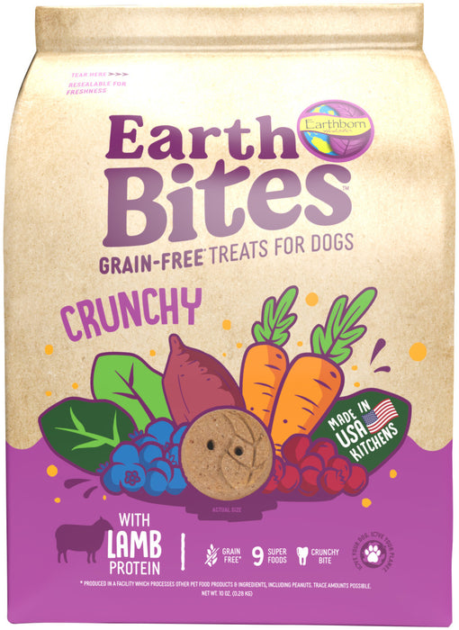 Earthborn Holistic EarthBites Crunchy Dog Treats Lamb & Pumpkin, 1ea/10 oz