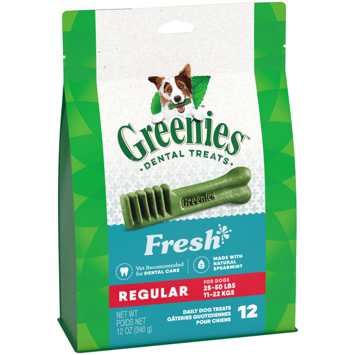 Greenies Dog Dental Treats Fresh, 1ea/27 oz, 12 ct, Regular