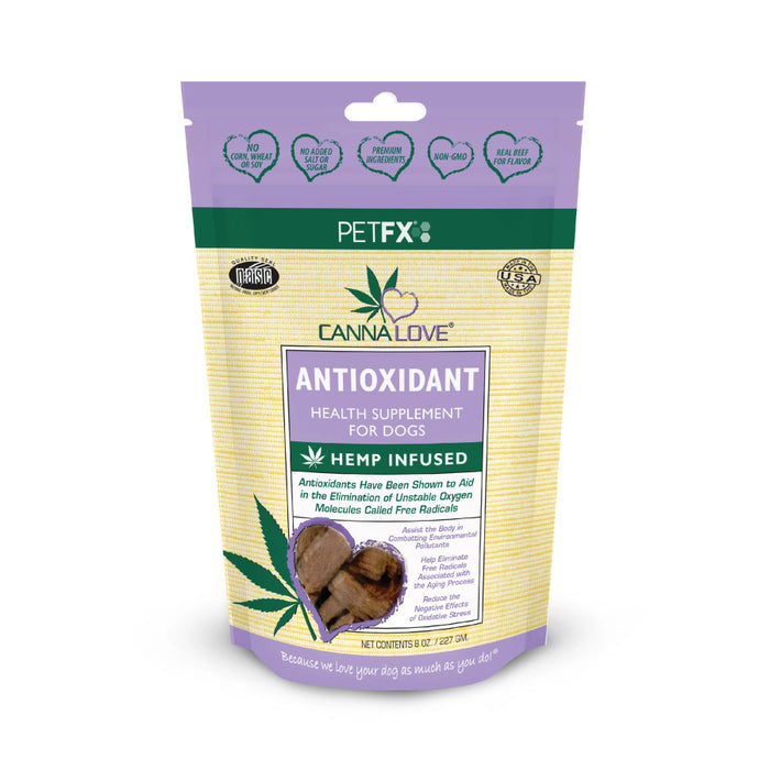 CannaLove Antioxidant Hemp Infused Dog Supplement Sticks 1ea/8 oz