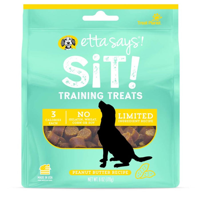 Etta Says! Sit! Training Treats Peanut Butter, 1ea/6 oz