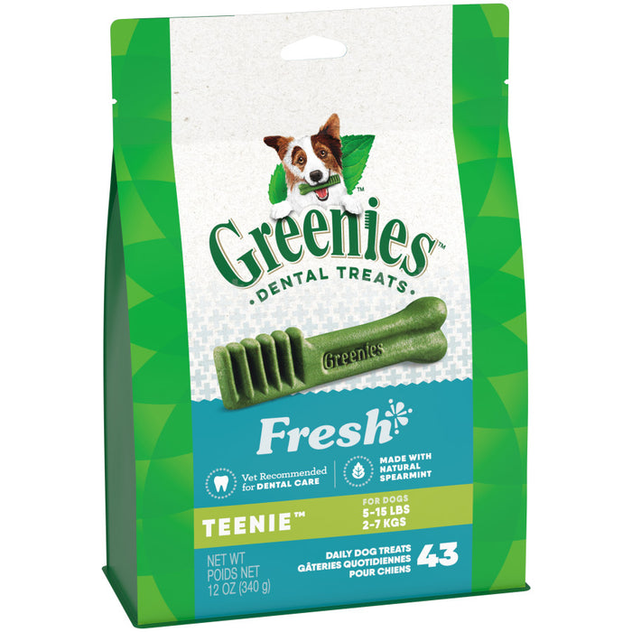 Greenies Dog Dental Treats Fresh, 1ea/27 oz, 43 ct, Teenie